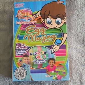 Mini Egg Decorator Kit with Colorful Markers